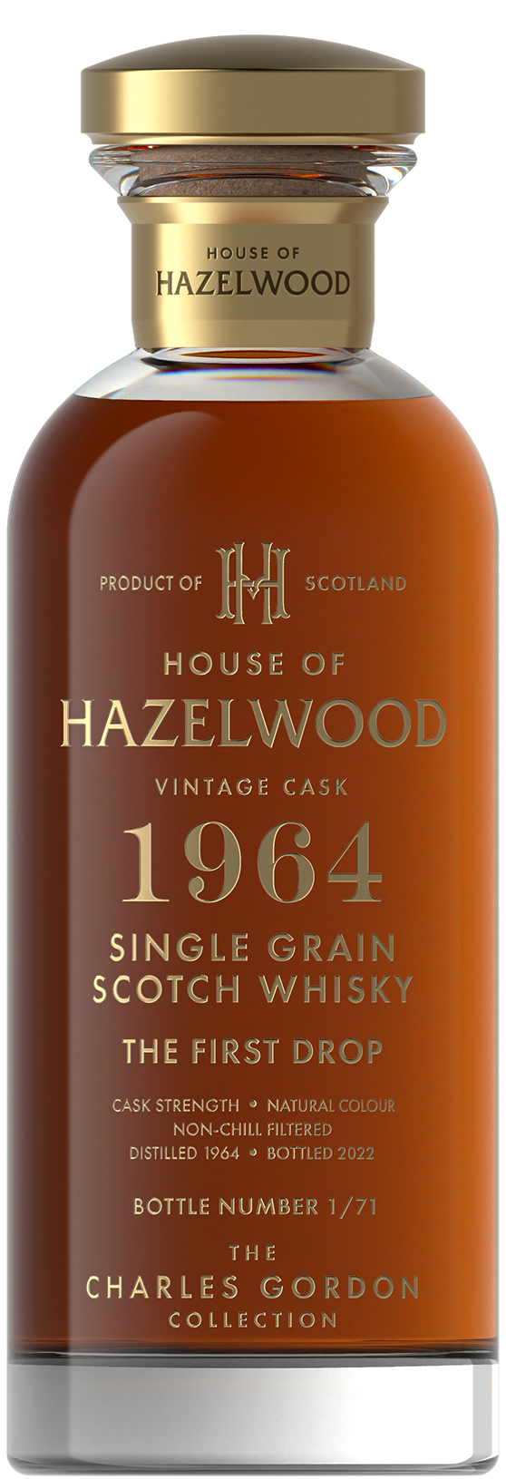 ウイスキー HOUSE OF HAZELWOOD 1964 SINGLE GRAIN The_First_Drop.png?v=